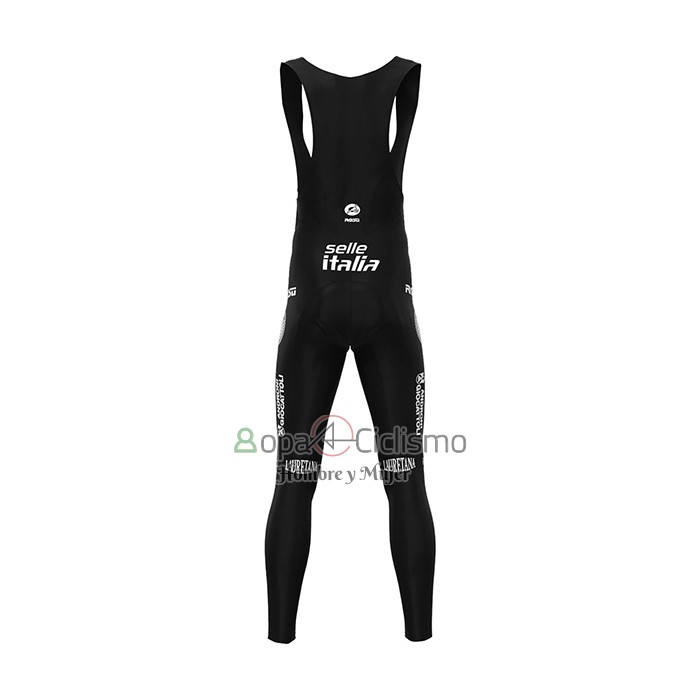 Androni Giocattoli Ropa Ciclismo Culotte Largo 2022 Hombre Mangas Largas Negro Rojo